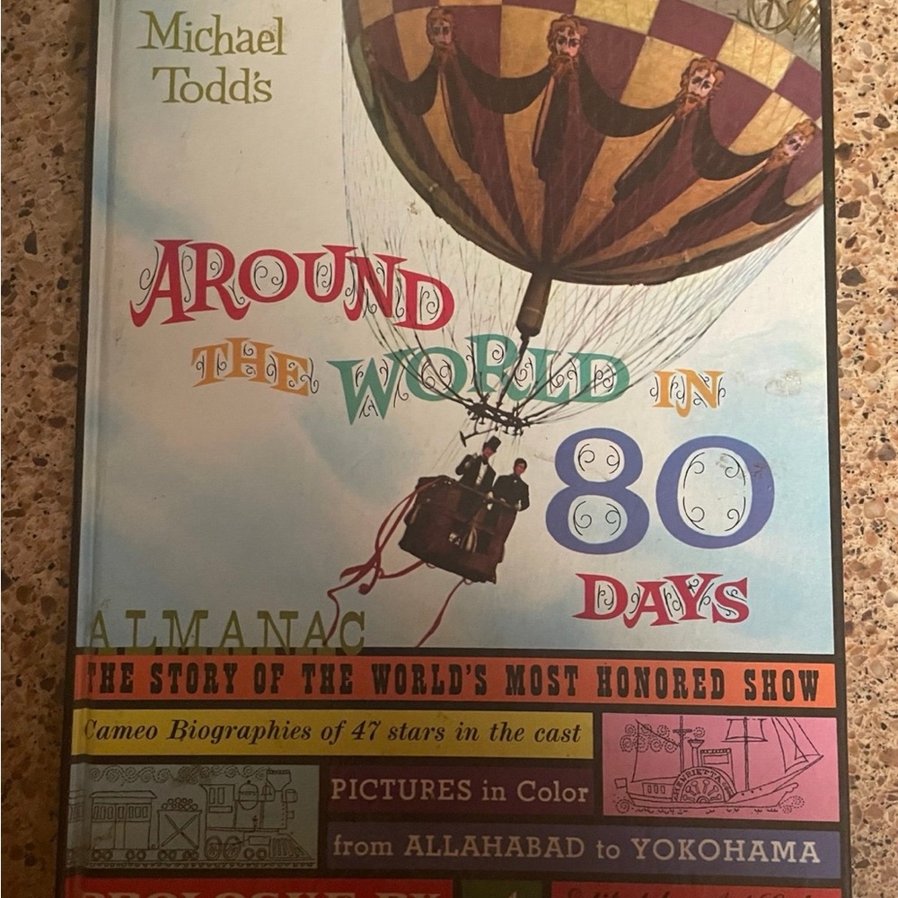 Vintage Around the World in 80 Days Almanac Book